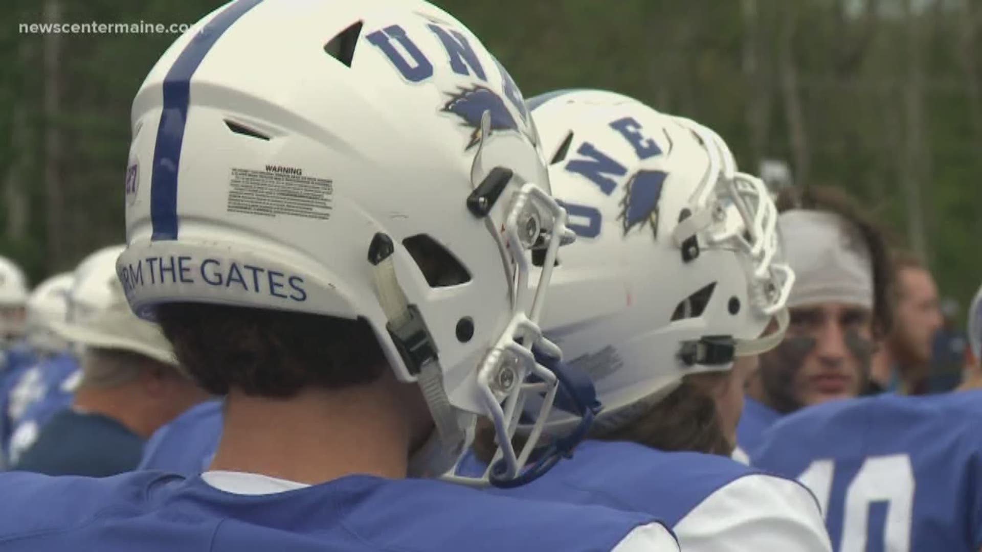 UNE debuts new football team and stadium