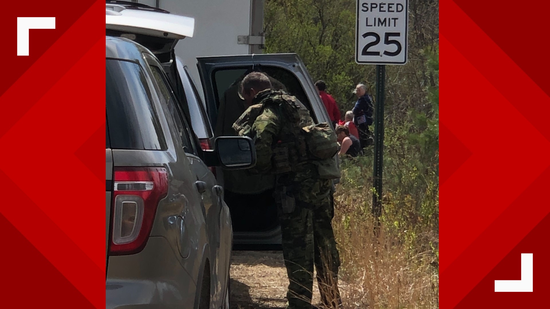 Heavy police presence in Lebanon