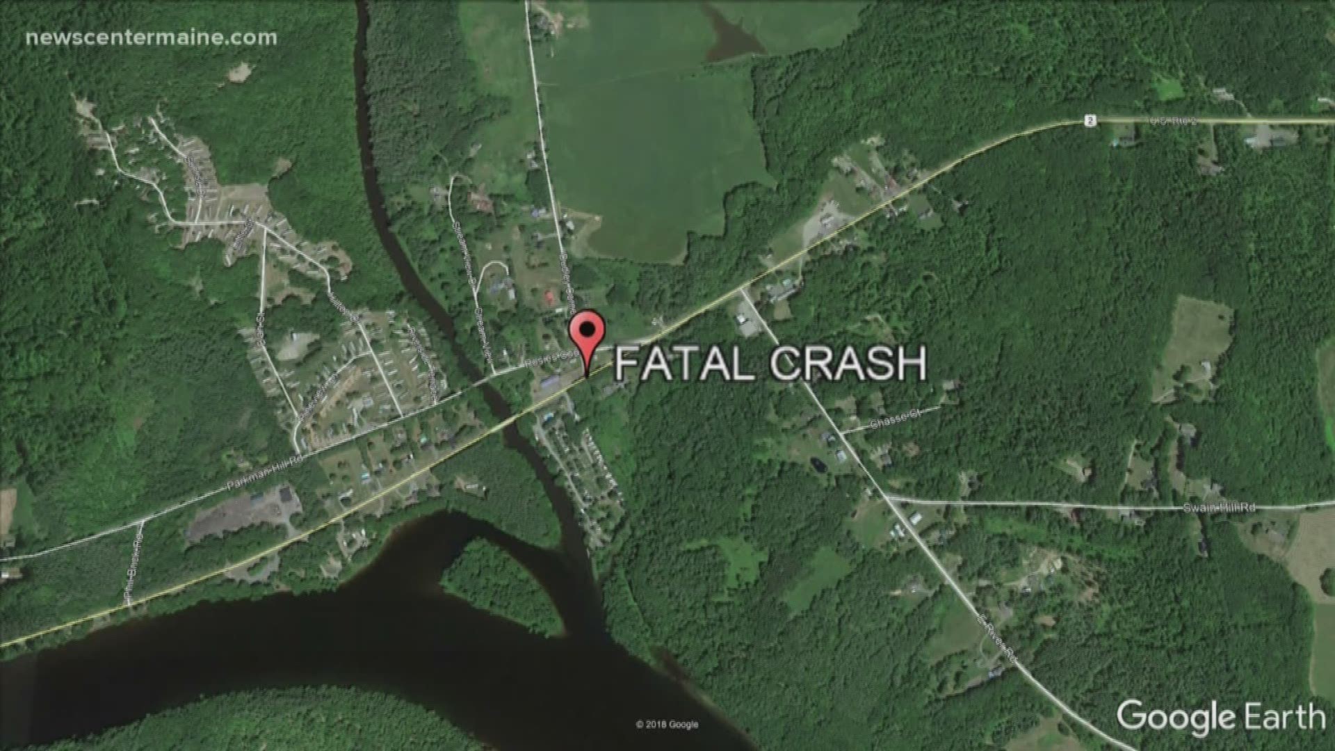 One person was killed in a crash on Route 2 in Skowhegan Tuesday afternoon.