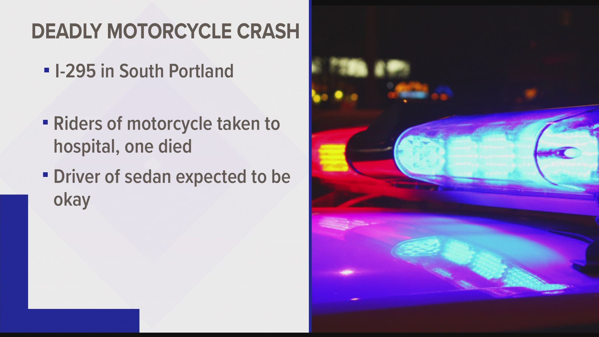 The man and woman riding the motorcycle were both wearing helmets but were both thrown off the Harley and onto the ground, police said Monday night.
