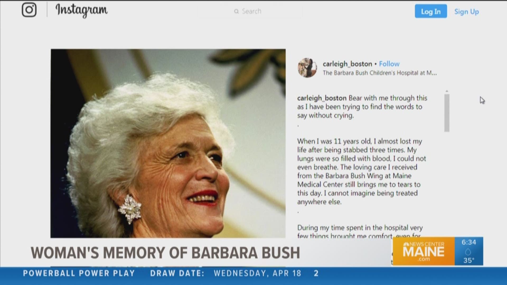 A memory of Barbara Bush