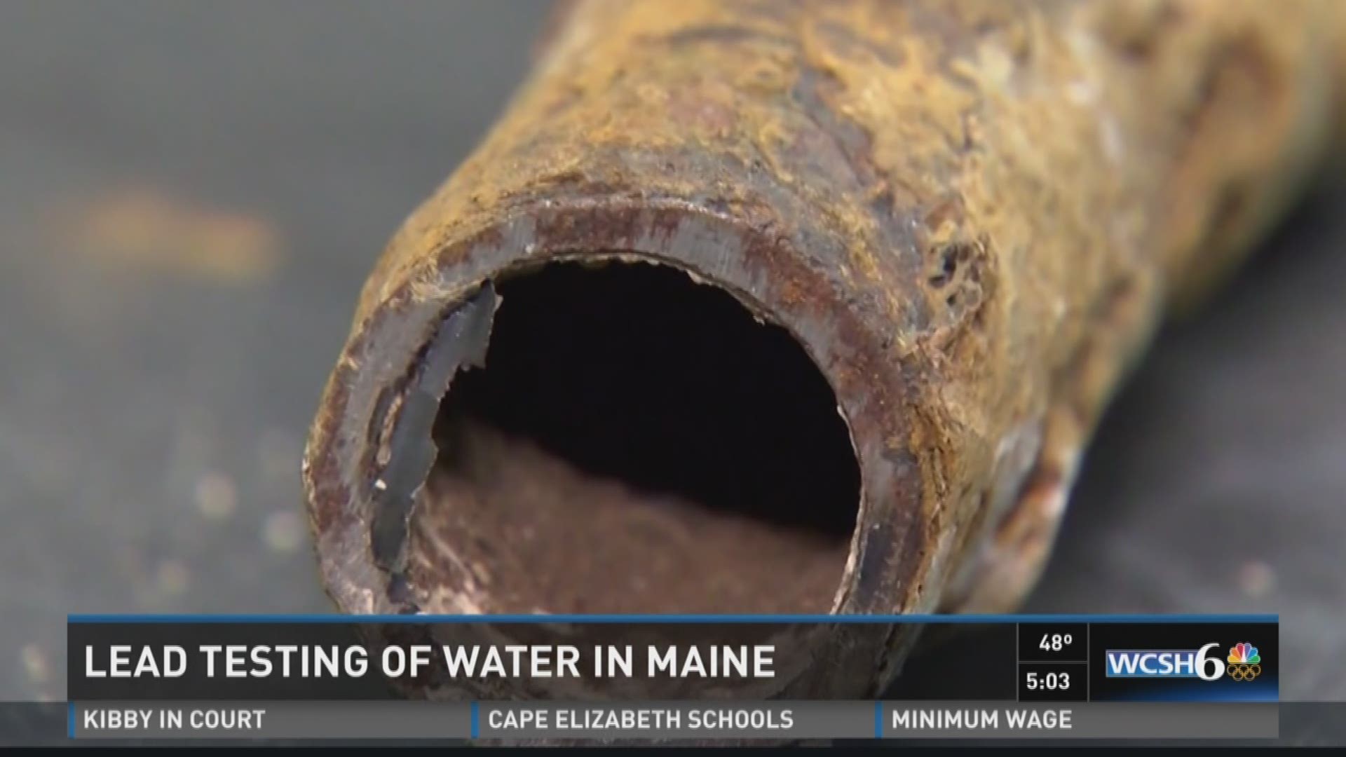 Status of lead in Maine waters
