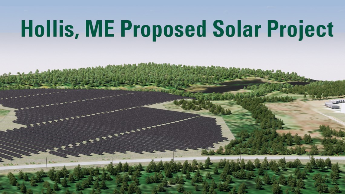 Proposed renewable energy project for Poland Spring Hollis plant