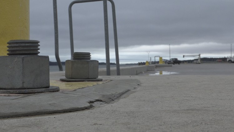 The Breakwater where the cruise ship wpuld dock
