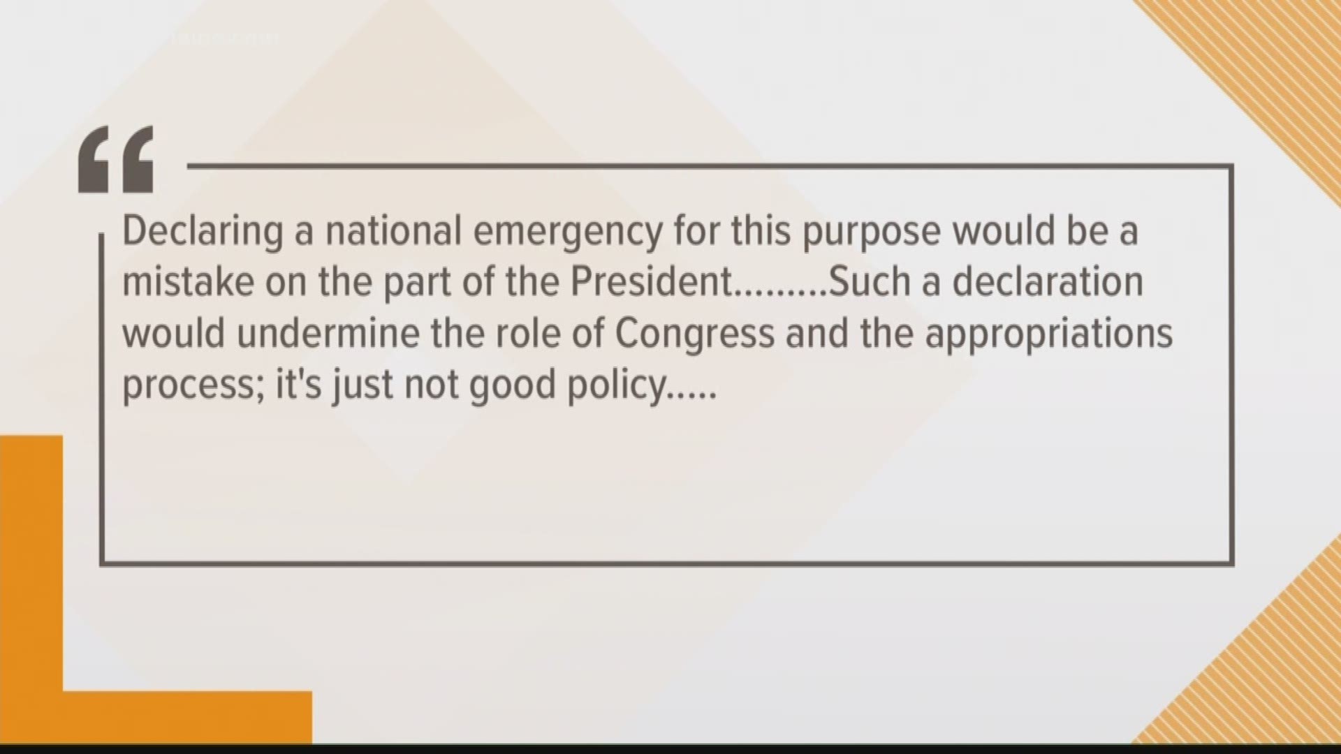 Maine lawmakers are reacting to the threat of a national emergency declaration.