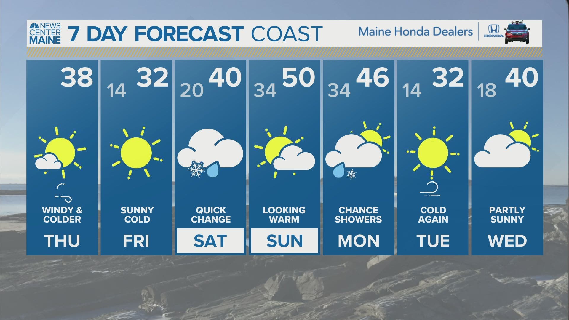 NEWS CENTER Maine Weather Video Forecast updated on Thursday February 25 at 7am