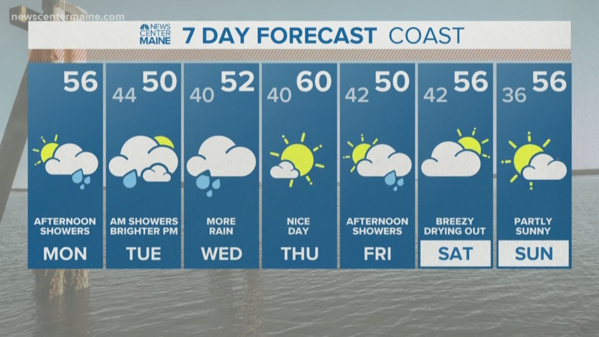 NEWS CENTER Maine Weather Video Forecast updated on Monday April 22 at 1240pm