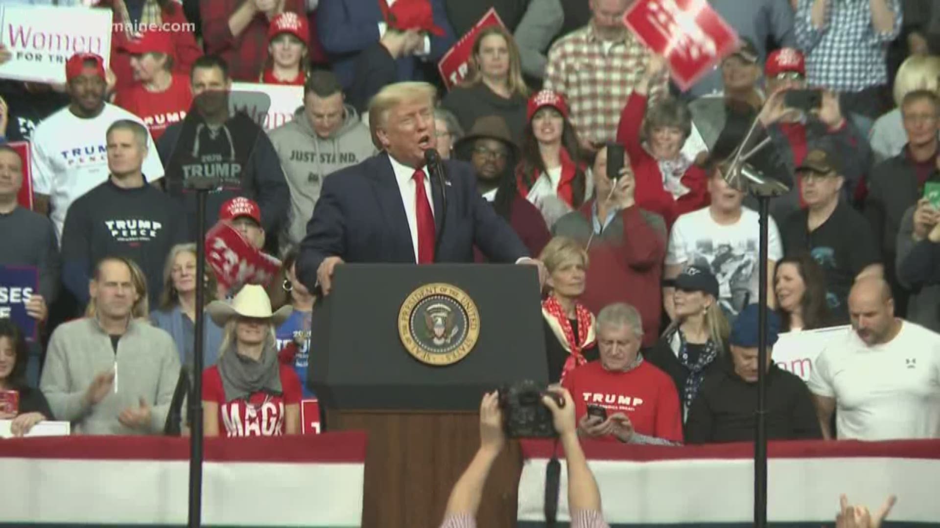 President Trump rallies in New Hampshire