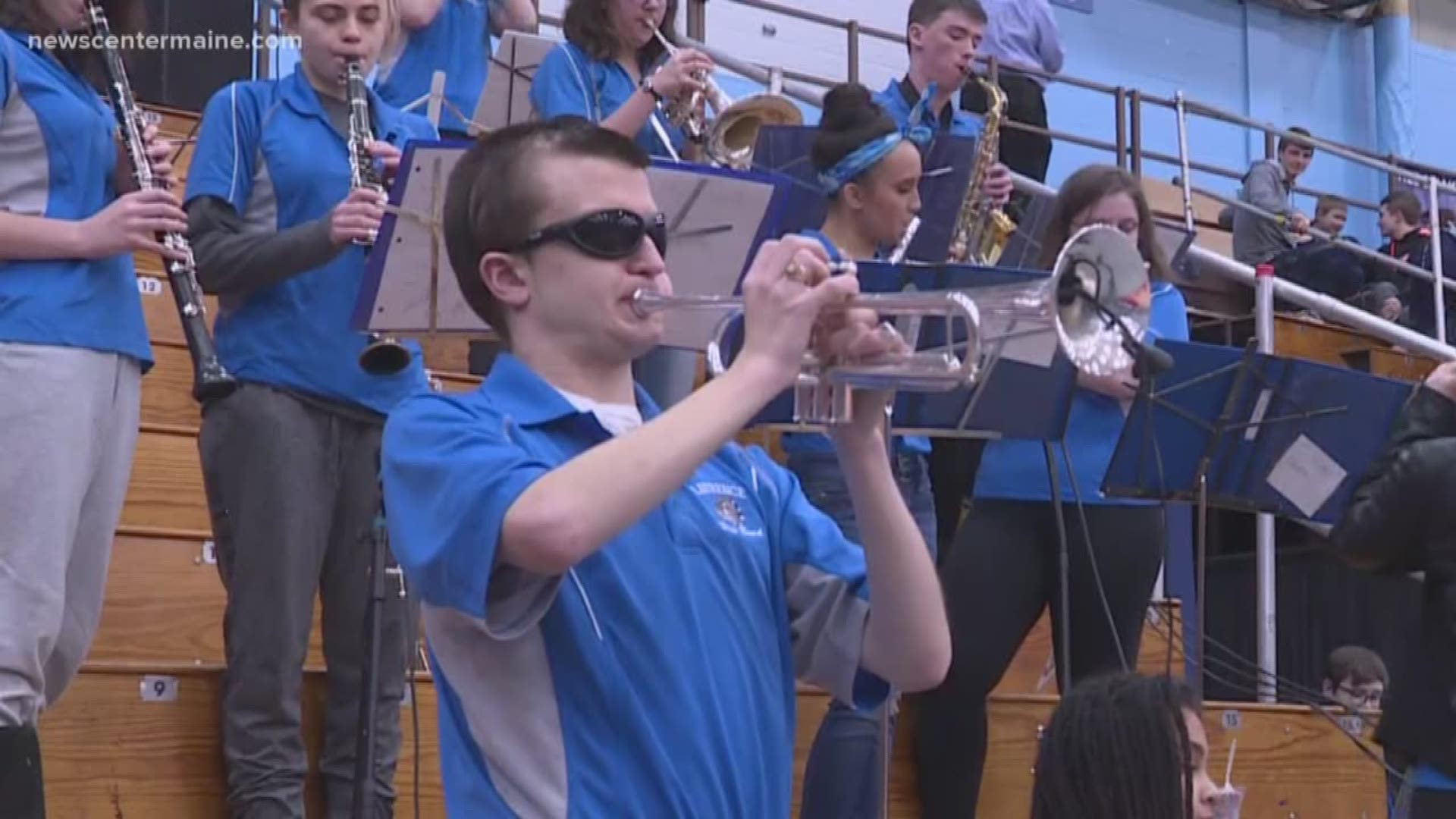 Nathanael Batson won't let vision loss stop him from rocking out at the tournament.