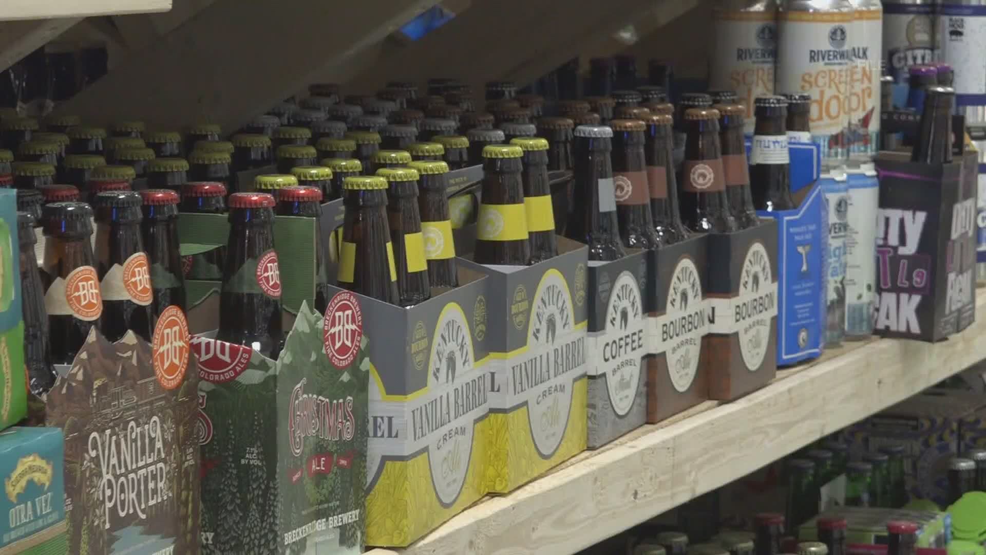 Maine Spirits has seen an increase in sales since the pandemic began.