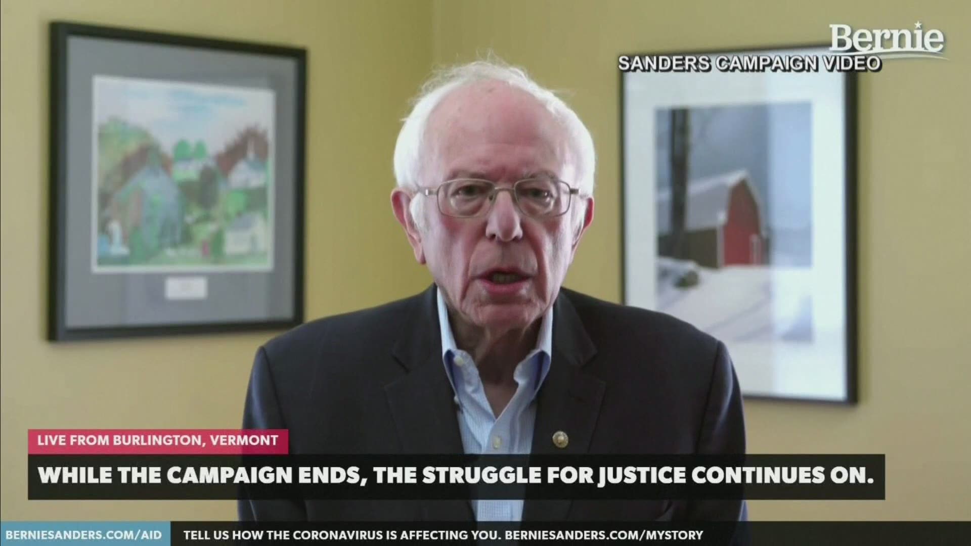 Maine's reaction to Bernie Sanders suspending 2020 presidential campaign