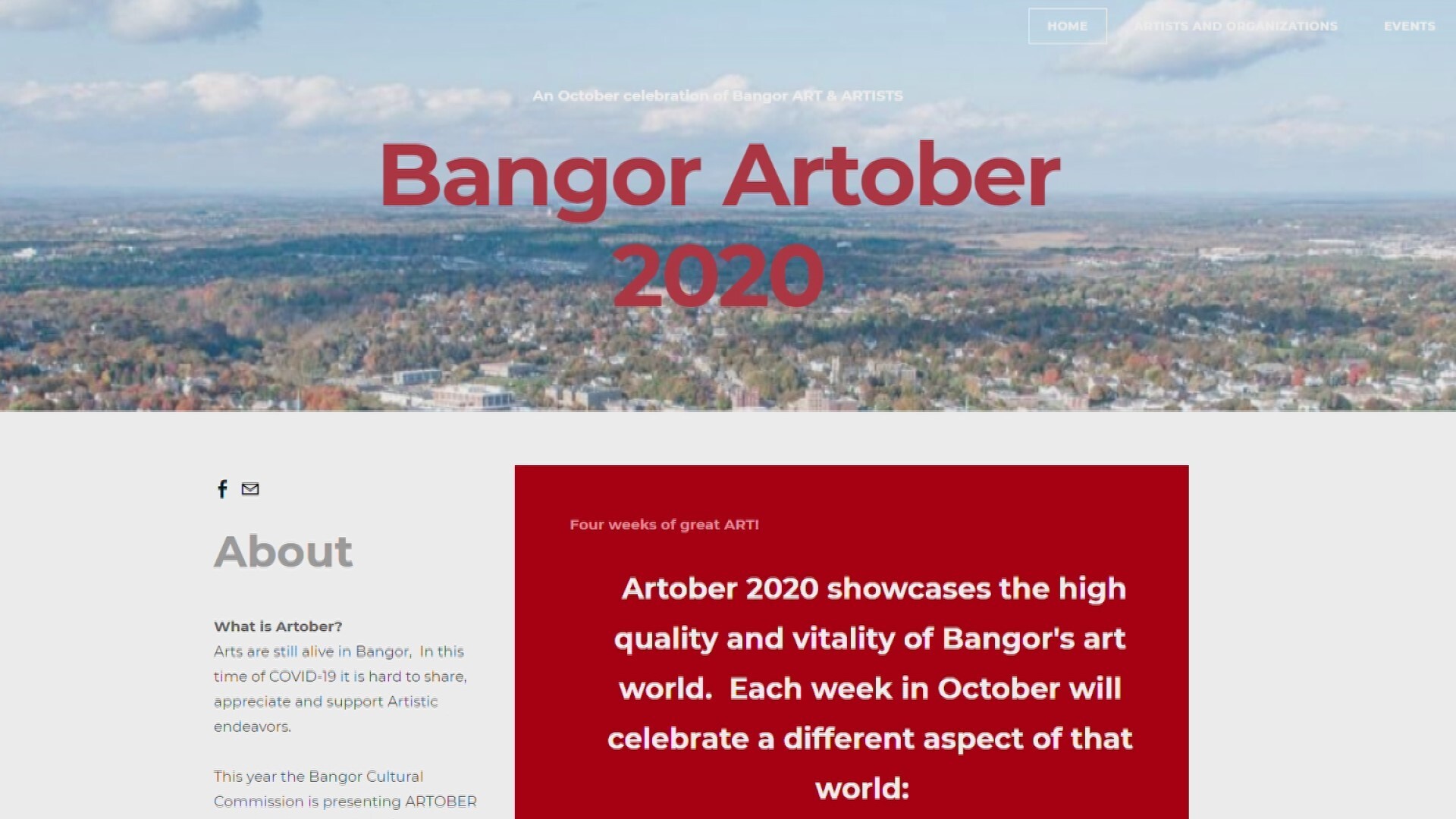 City of Bangor's ARTober goes virtual