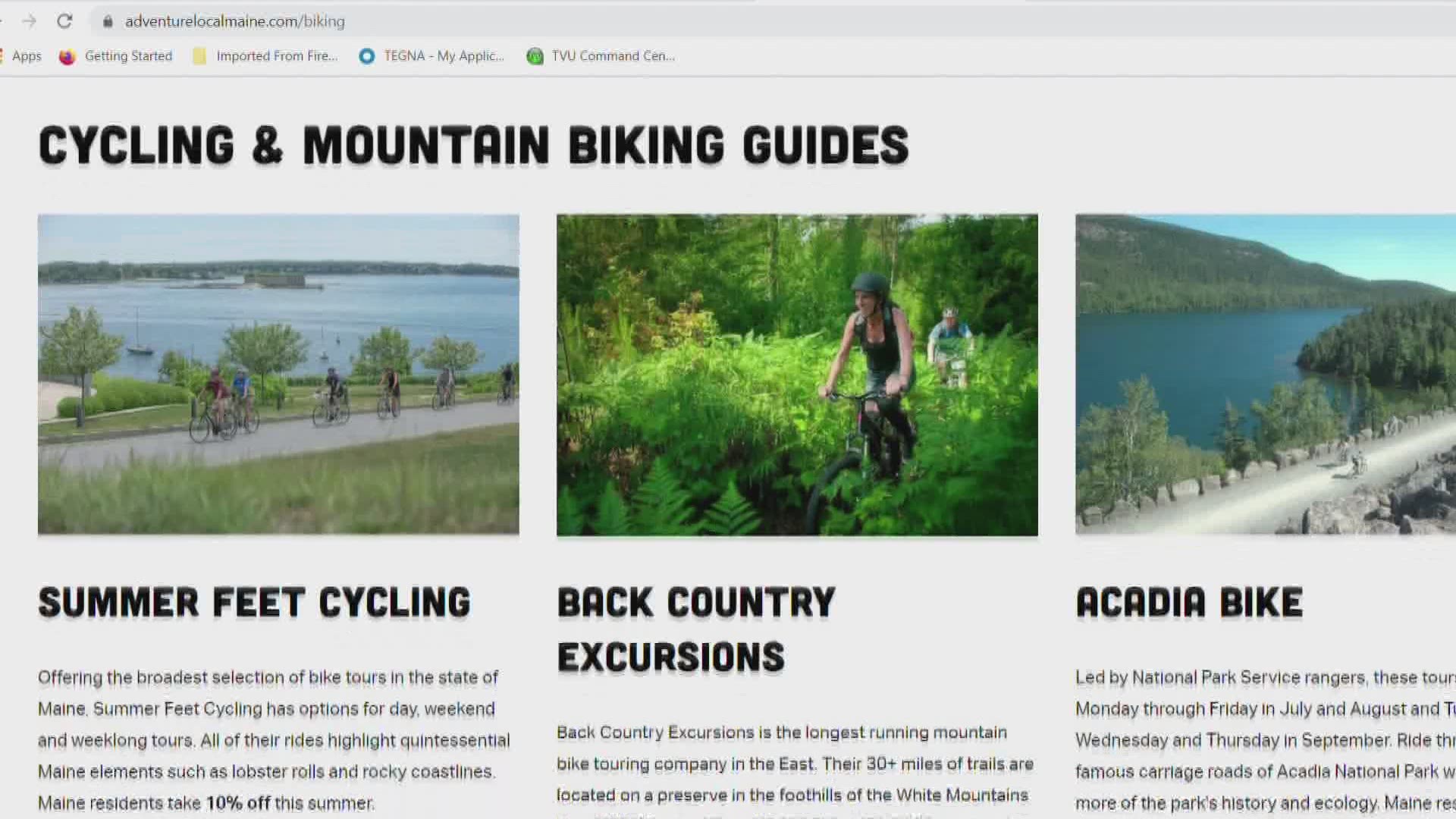 A new website, created during the pandemic, is helping Mainers find new places to explore.