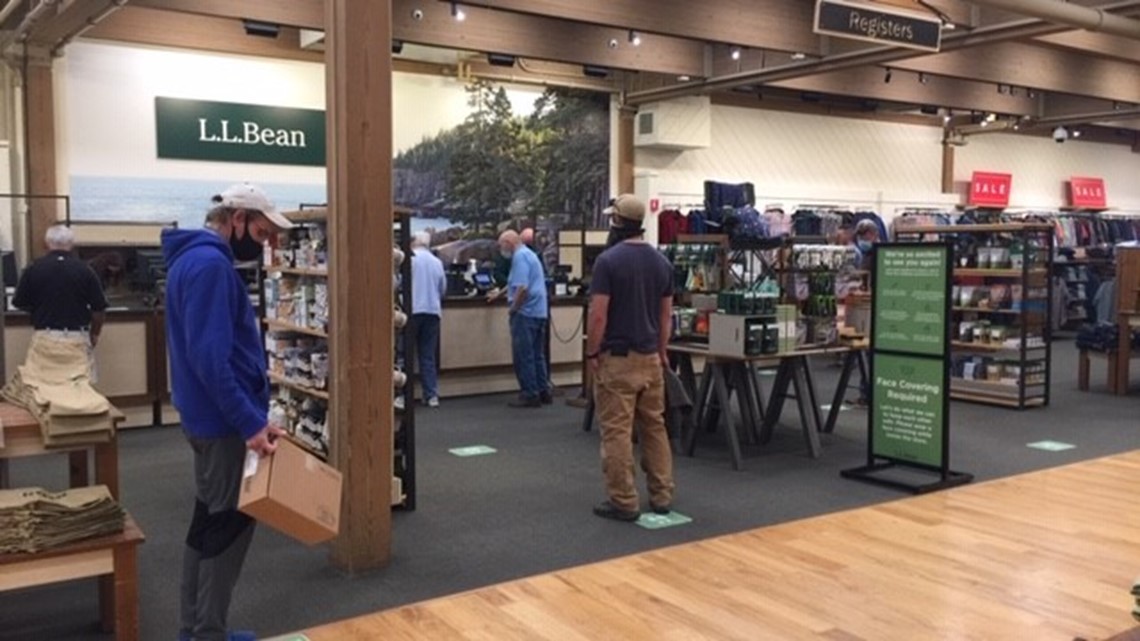 Maine retails stores are open but are customers venturing out