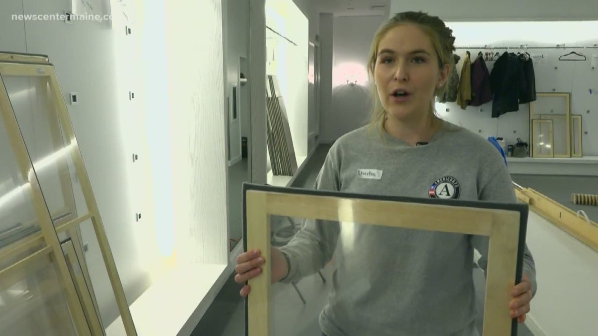 A group in Bangor is making fitted inserts for windows that  can be used over and over.