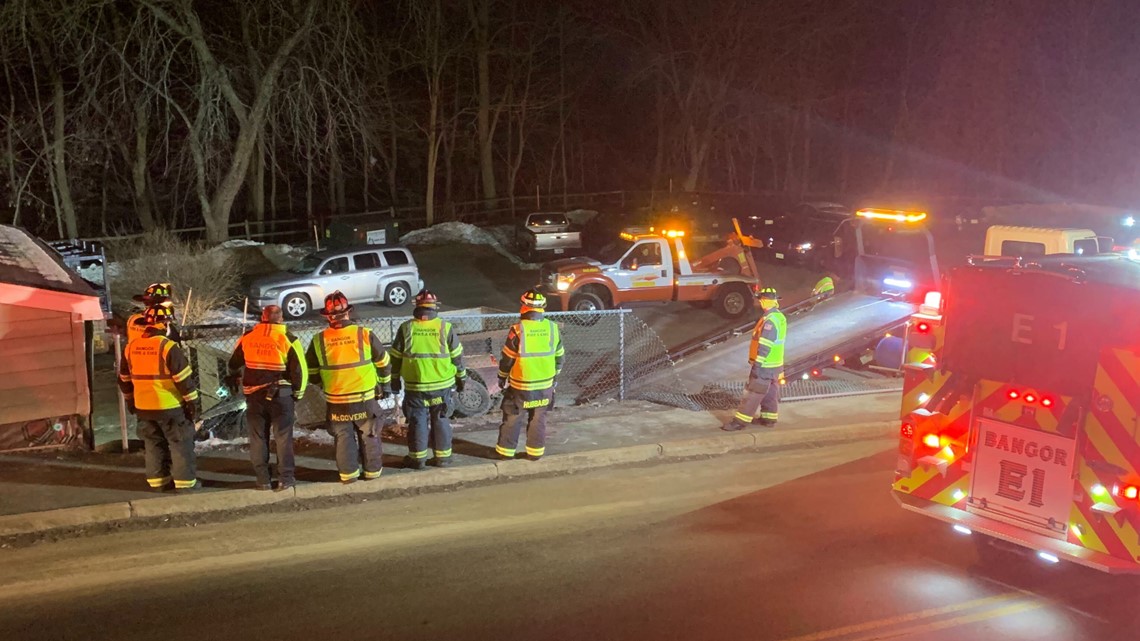 Car accident Harlow Road Bangor Maine
