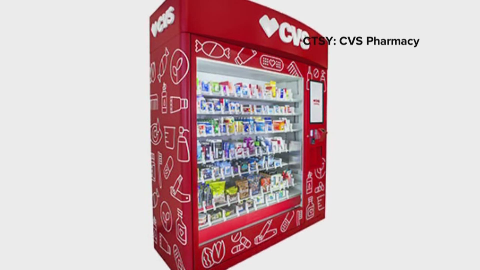 Over the counter drugs available in vending machines.