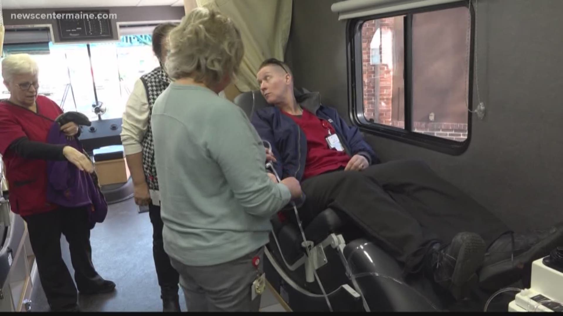 Red Cross blood mobile arrives in Portland