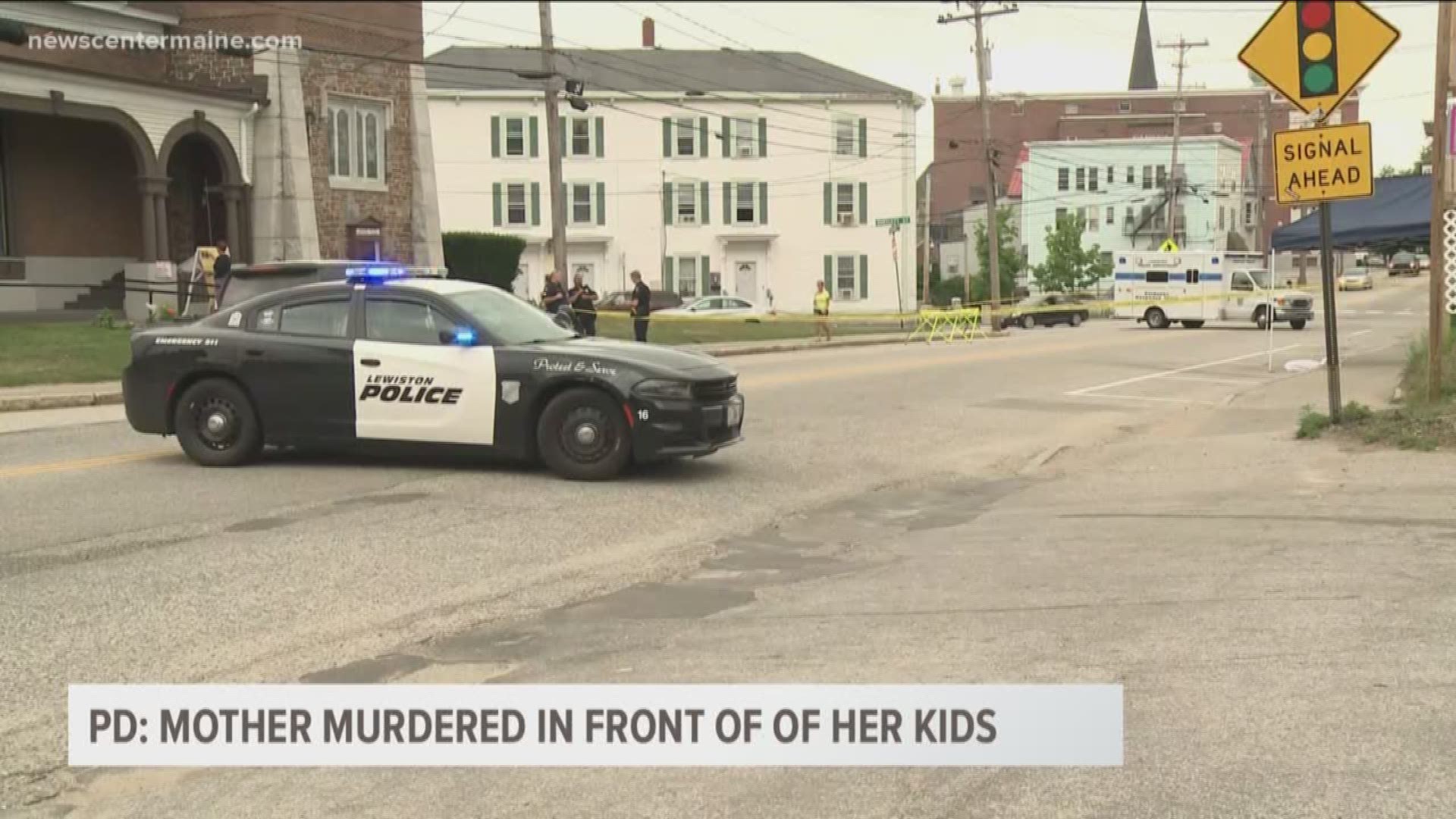 Mother murdered in front of her kids in Lewiston