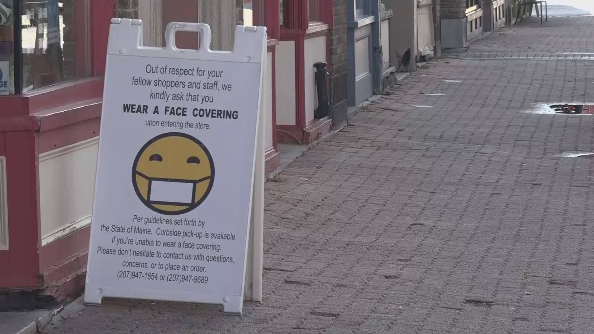 The city of Bangor aims to enforce the state's mask mandate by educating businesses.