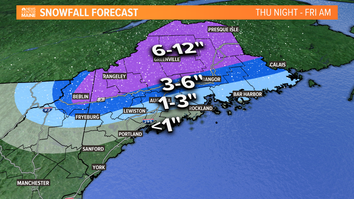 April Snow on the way for Maine