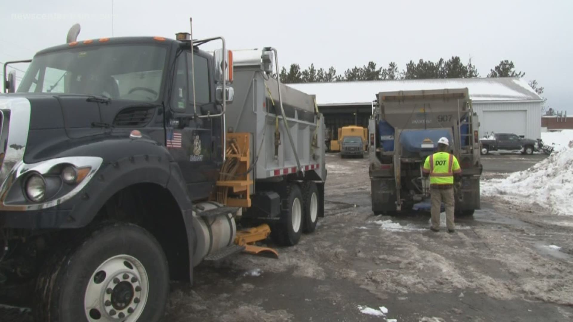 The Maine Department of Transportation is already working to prevent slick roads.