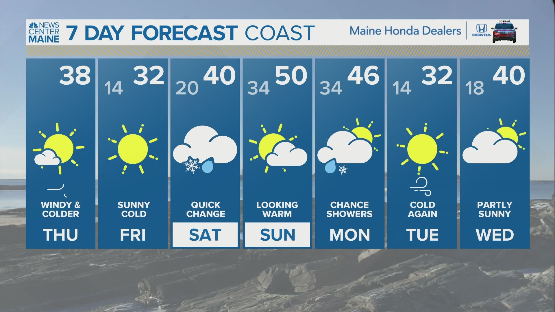 NEWS CENTER Maine Weather Video Forecast updated on Thursday February 25 at 5am