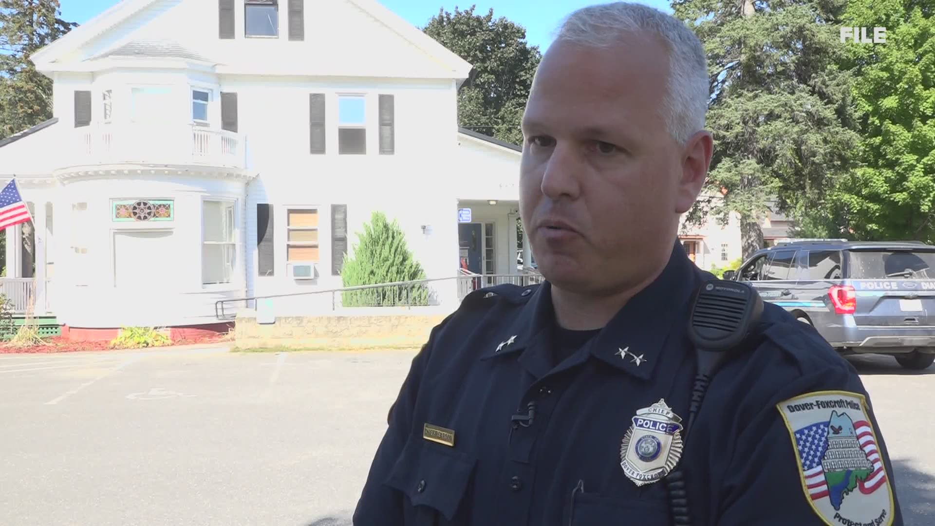 Dover-Foxcroft Chief of Police Ryan Reardon was arrested on a Piscataquis County arrest warrant on two counts, including criminal threatening with a dangerous weapon