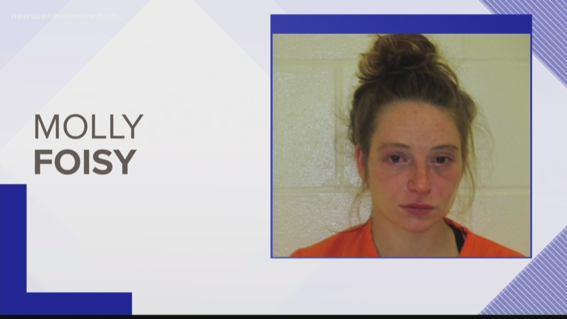 22-year-old Molly Foisy of Springvale was cited when she hit the trooper's fully marked cruiser in the breakdown lane on Route 202 in Lebanon.