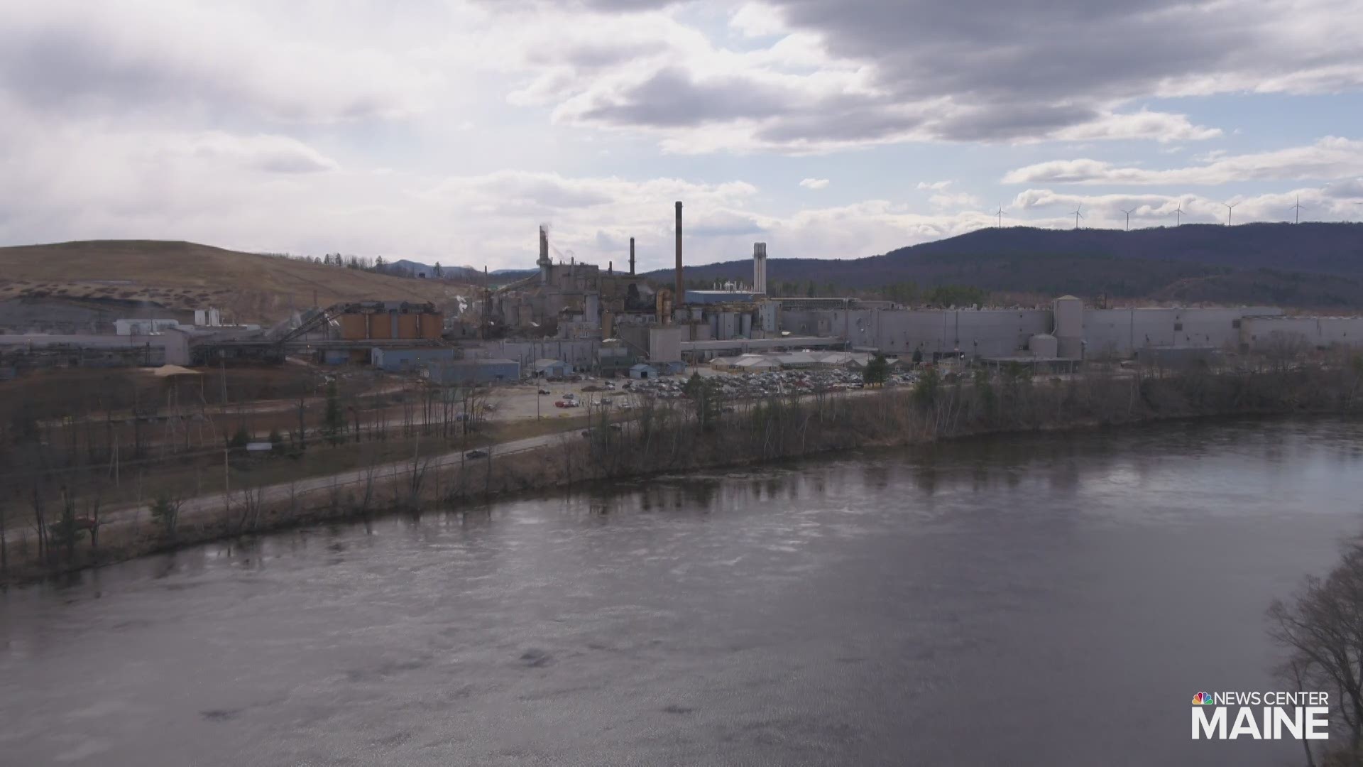 DRONE VIDEO: The scene after the massive explosion at a Maine paper mill in Jay