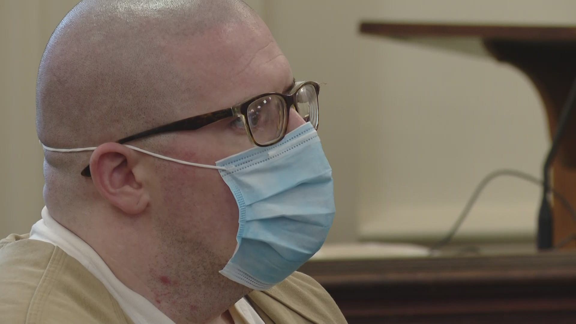 Dustan Bentley will spend 40 years in prison for murdering his roommate, William Popplewell, in March 2019.