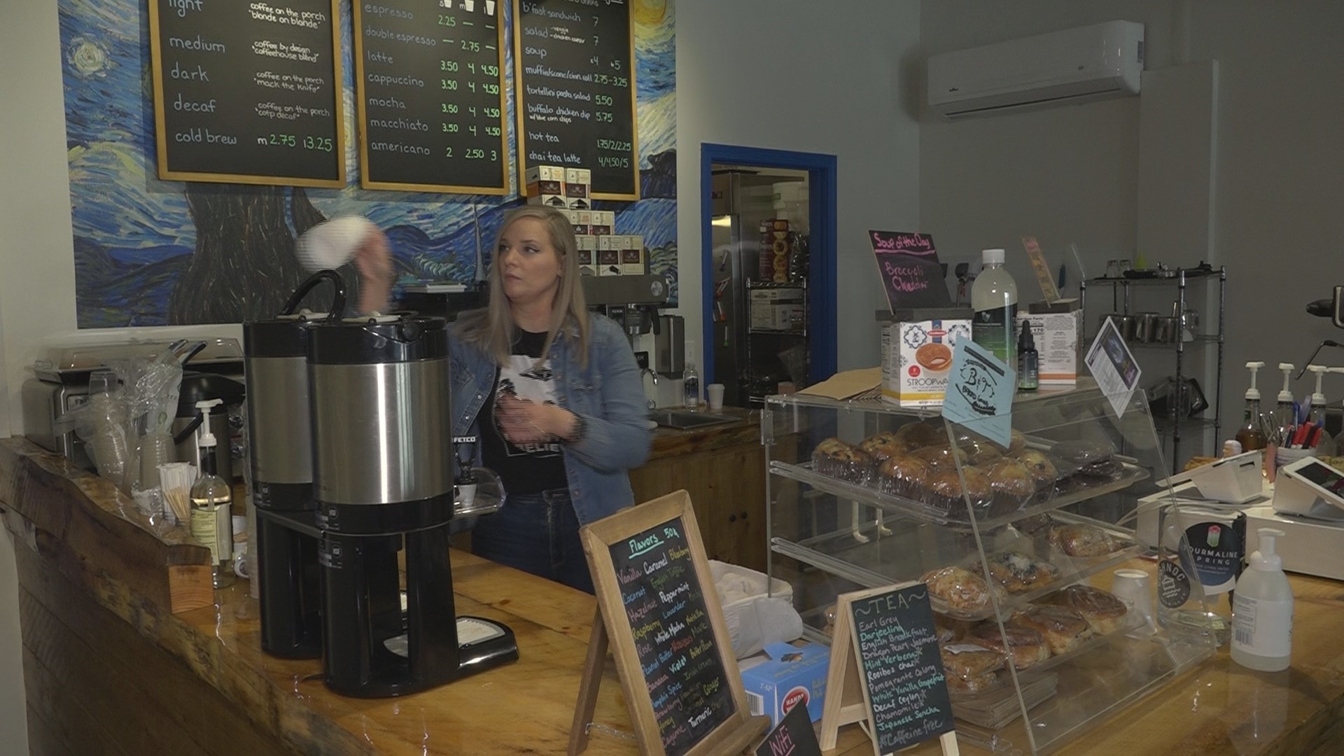 Huiskamer Coffee House in downtown Augusta partners with other small local businesses, helping to support each other during the coronavirus pandemic.