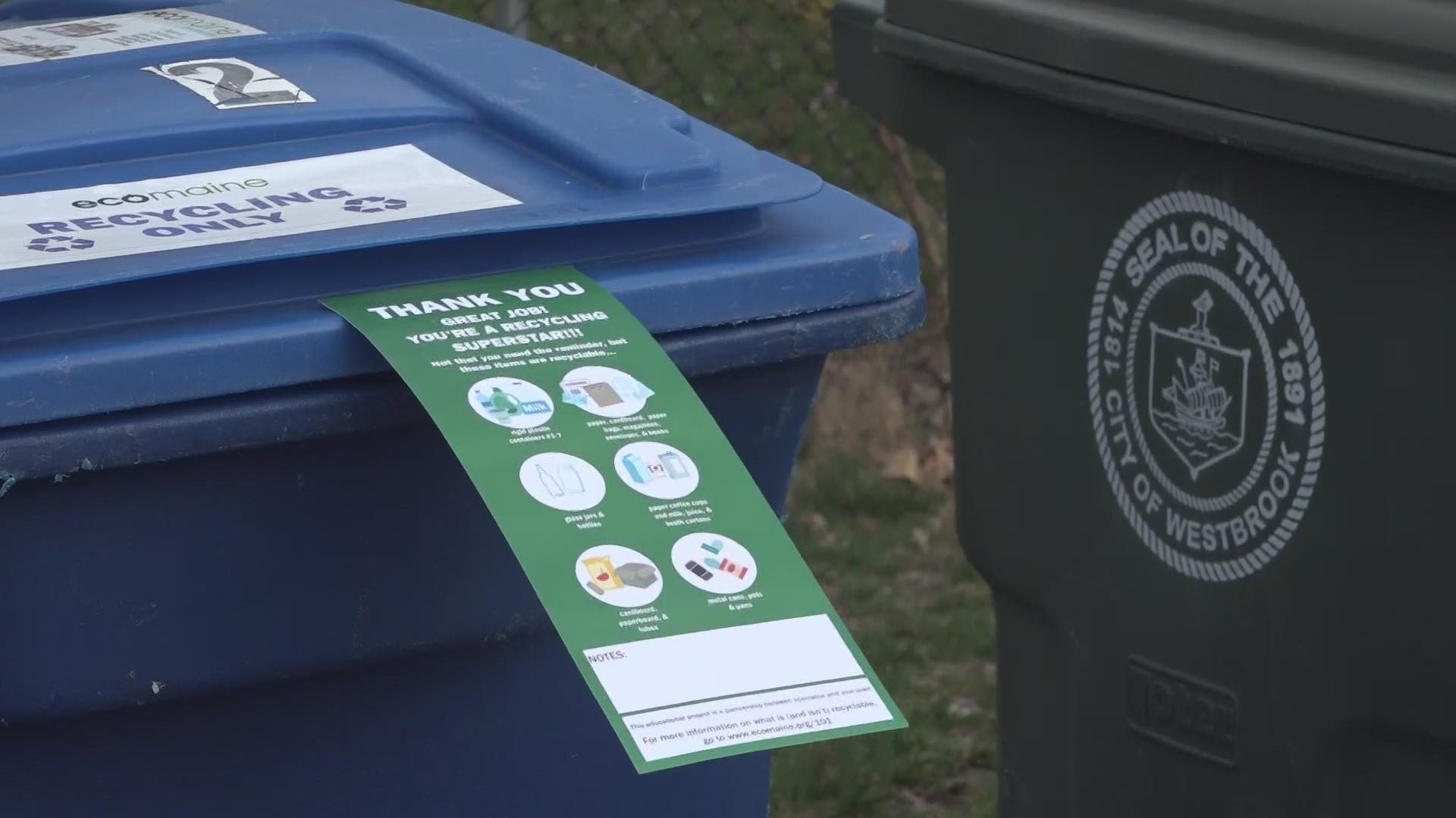 ecomaine's 'Which bin does it go in?' program in five communities has reduced recycling contamination rates from 80 to 25 percent in some cases.