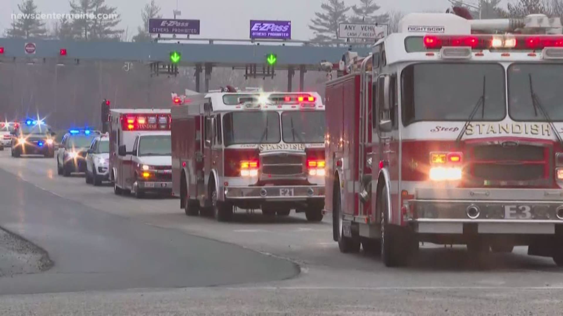Welcoming home the body of Corporal Tyler Wallingford who was killed in South Carolina.