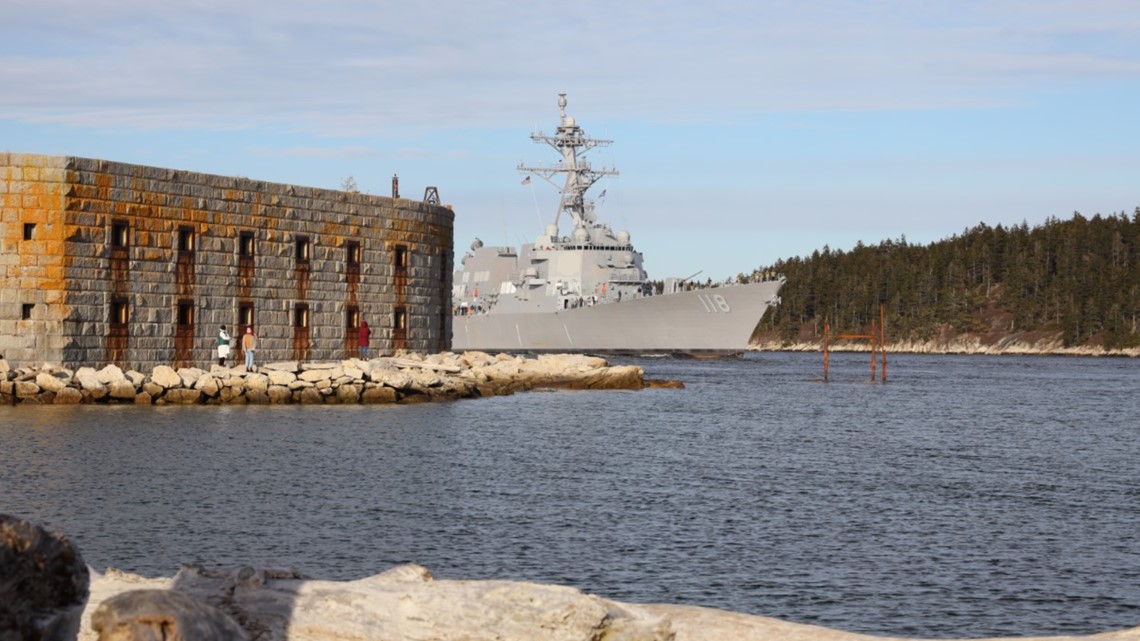 Latest Arleigh Burke-class destroyer sails from Bath Iron Works for sea trials - Vimarsana News