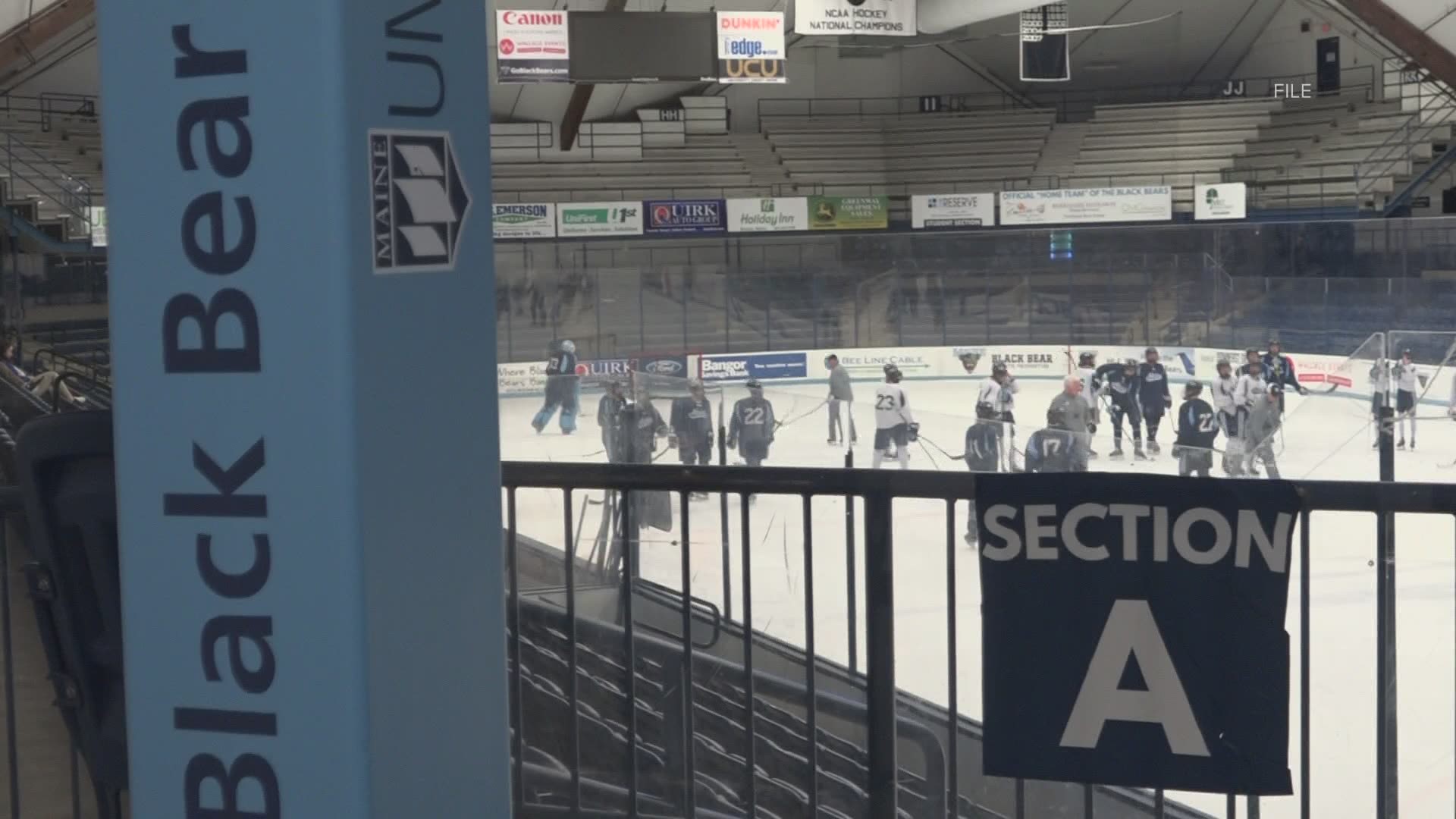 After quarantining for two weeks The University of Maine's Men's Ice Hockey team is hitting the ice this weekend against the University of Massachusetts-Lowell.