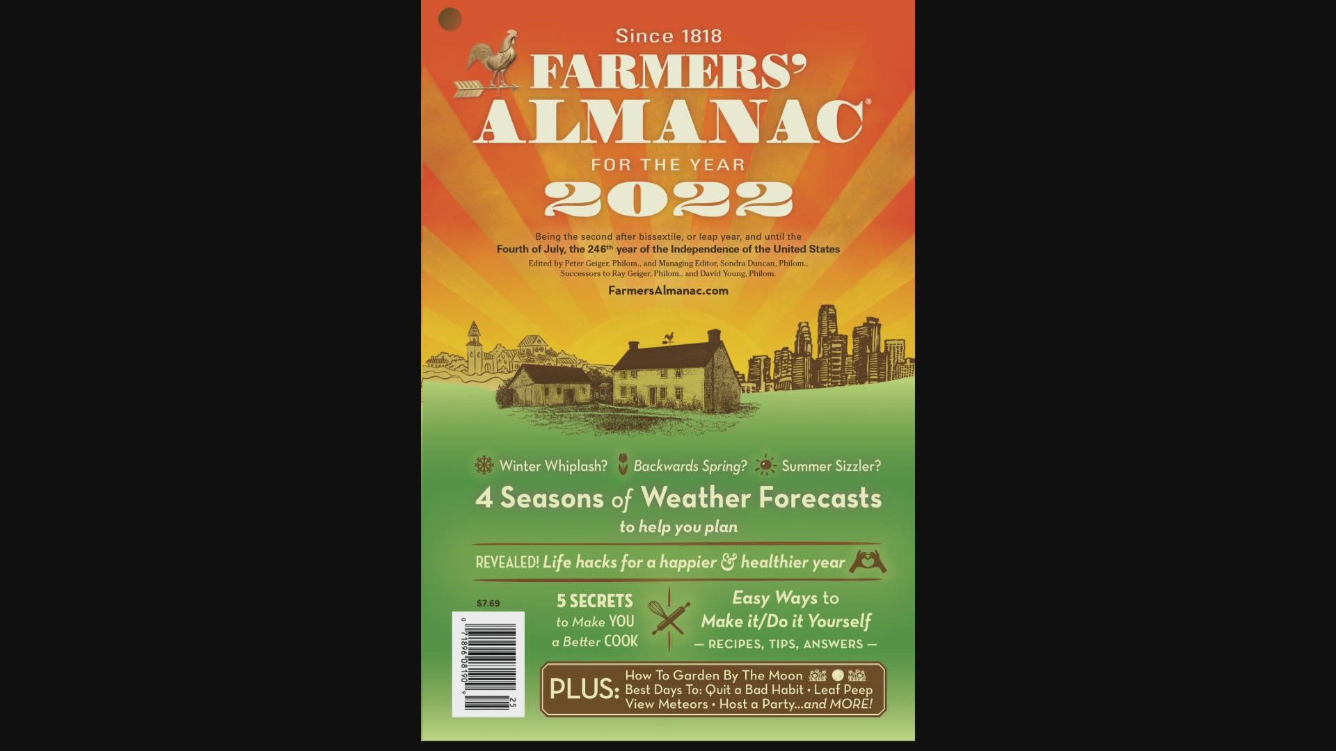 2022 Old Farmers' Almanac released