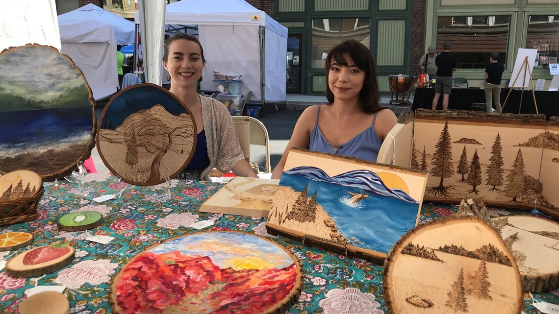 Bangor’s sidewalk art festival returns