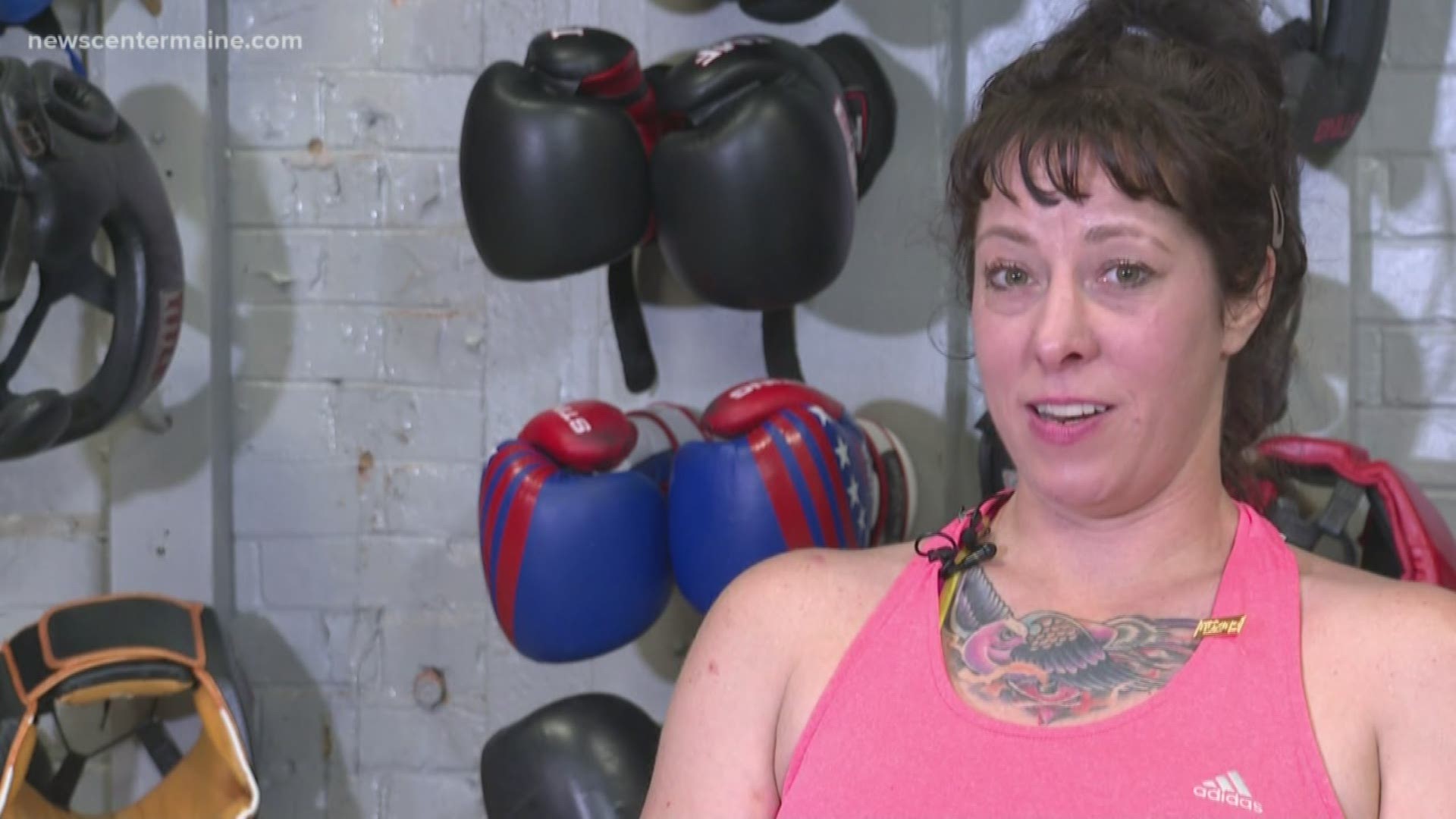 Liz Leddy turned boxing as a way to escape and is sharing her story to help save Maine children who are at risk.