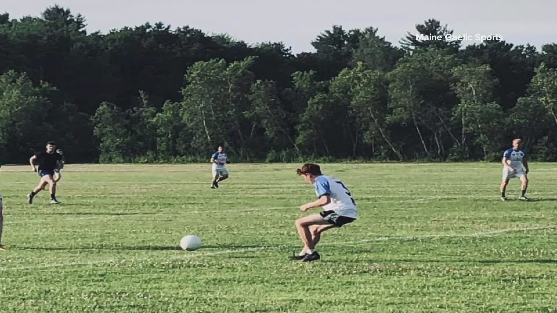 Now -- Maine Gaelic Sports is offering high school boys a do-over of their 2020 football season -- but instead of American football -- it will be Gaelic football.