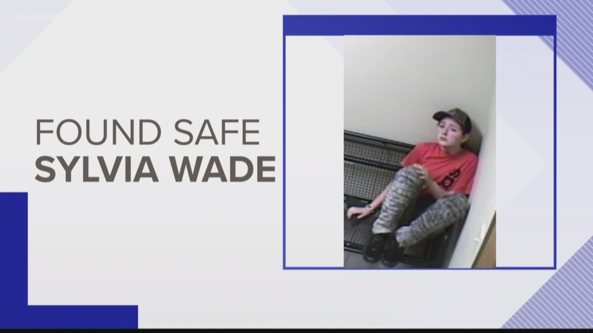 Sylvia Wade, 11, of Bangor was found safe around 6:45 p.m. on Tuesday.