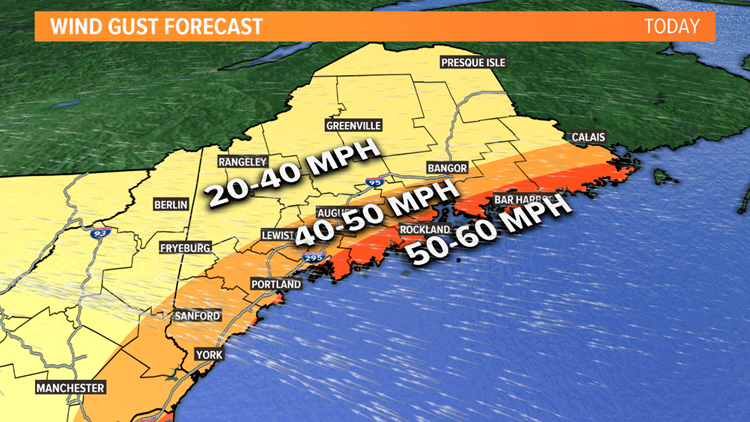 Stormy Saturday: Maine mountain snow, rain, wind, coastal flooding ...