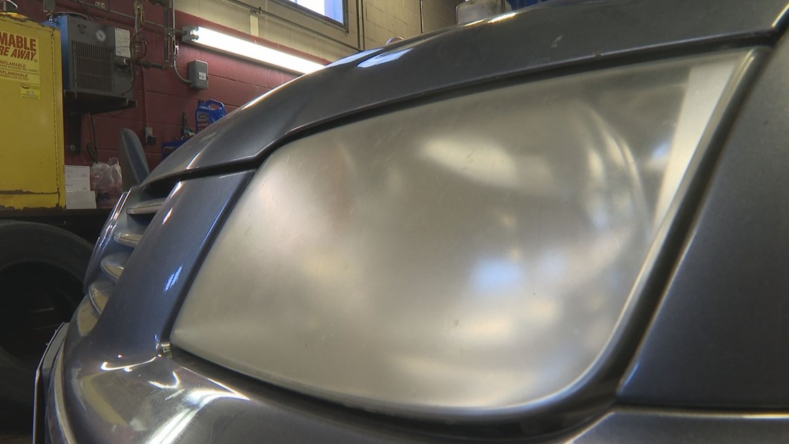 AAA hazy headlights reduce visibility by 80 percent