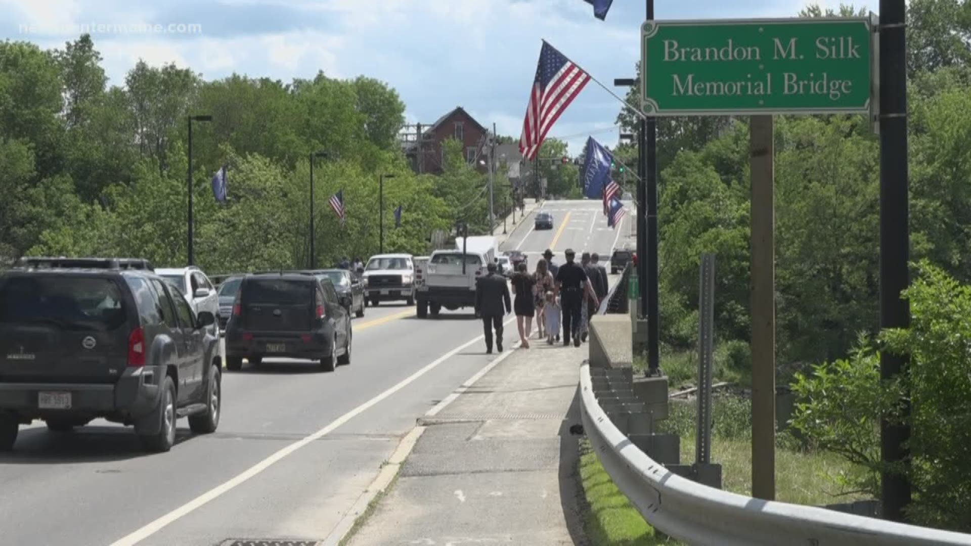 A bridge in Orono was dedicated Friday to veteran Sergeant Brandon Silk, who was serving in Afghanistan when he died in June 2010.