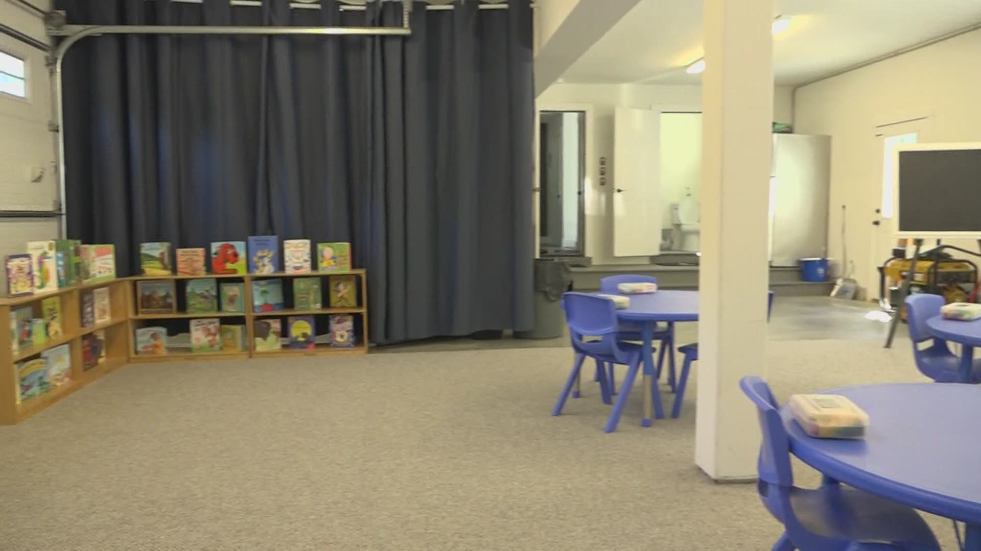 A mom in York creates 'learning pod' in garage for upcoming school year