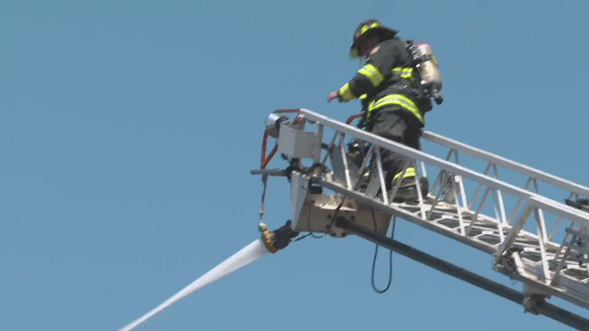 One person taken to hospital following fire on Bell Street in Portland