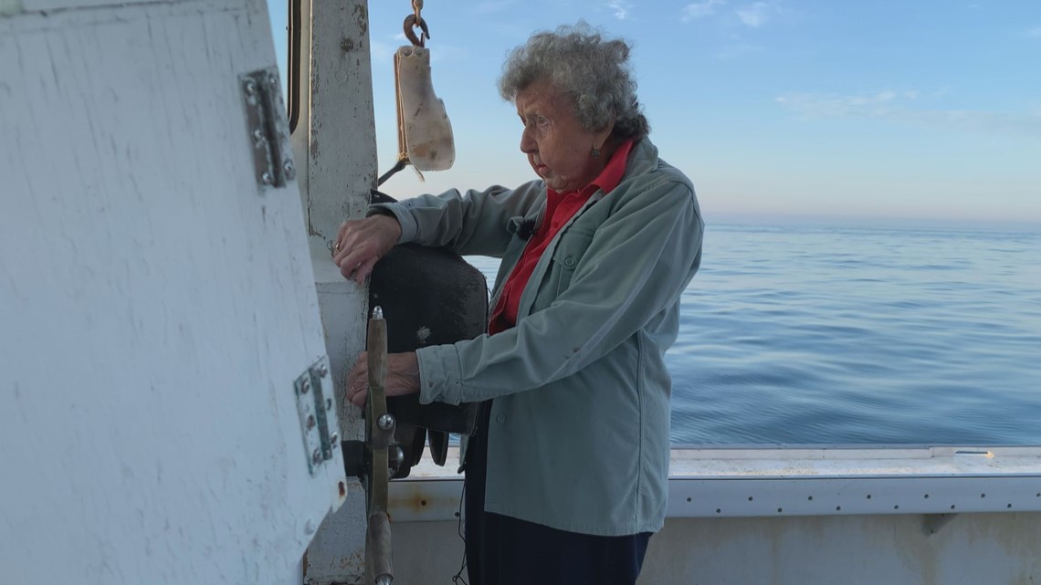 101yearold Mainer woman still lobstering
