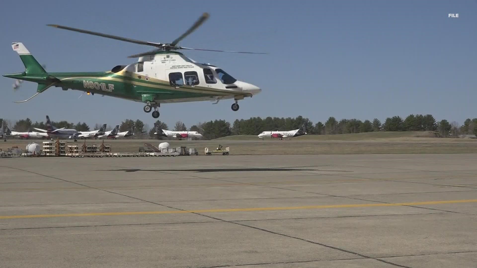 The Cross for LifeFlight event takes place during the entire month of August.