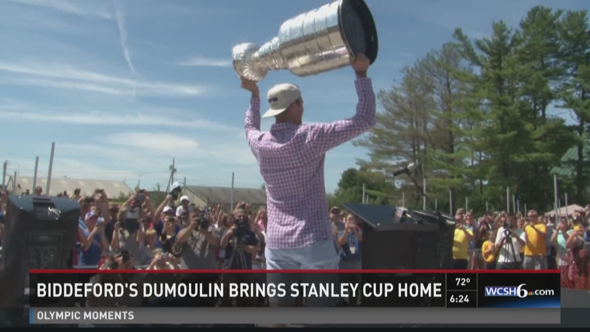 Biddeford's Dumoulin brings Stanley Cup home