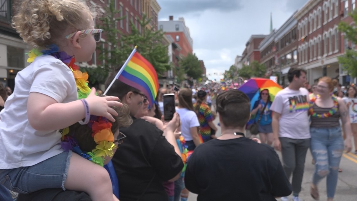 Bangor pride parade sees record turnout